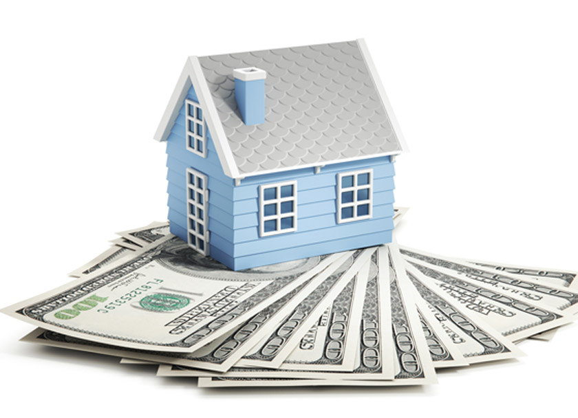 Small-model-home-set-on-$100-bills